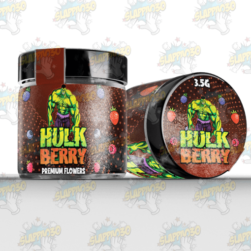 Glass Jars 60ml with Labels - HulkBerry