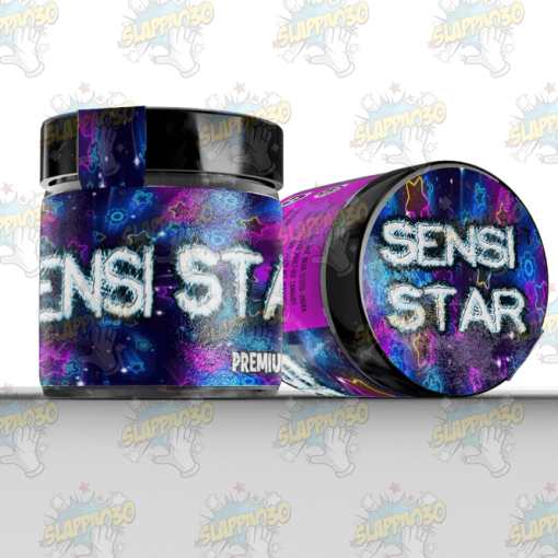 Glass Jars 60ml with Labels - Sensi Star