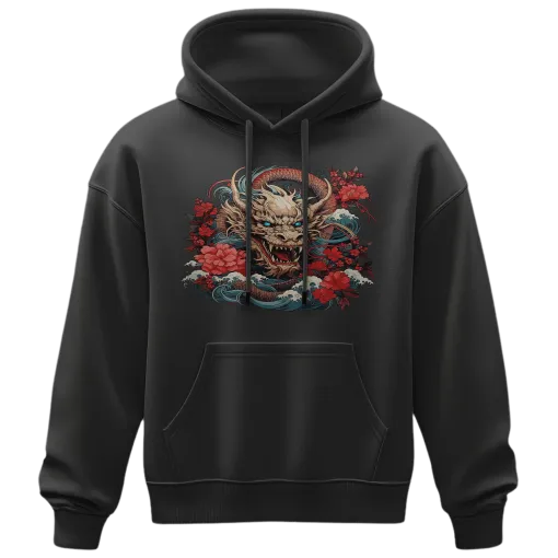 Hoodie - Red Blue Dragon 2