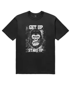 T-Shirt - Get up Stand up Gorilla