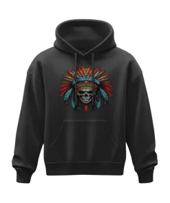 Hoodie - Indian Skull