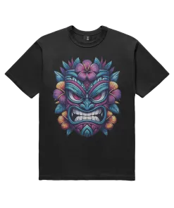 T-Shirt - Blue Tiki
