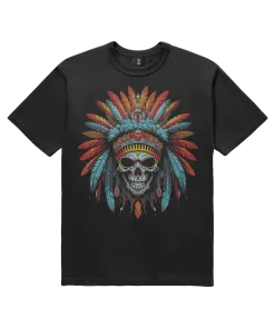 T-Shirt - Indian Skull